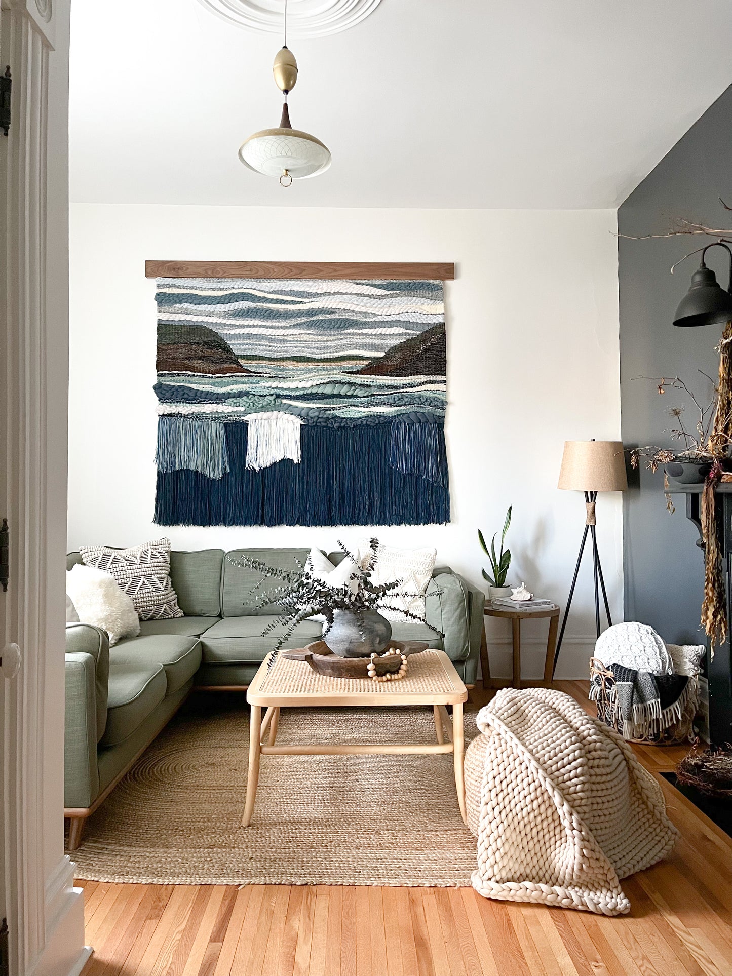 The Call To Shore - Extra Large Handwoven Tapestry