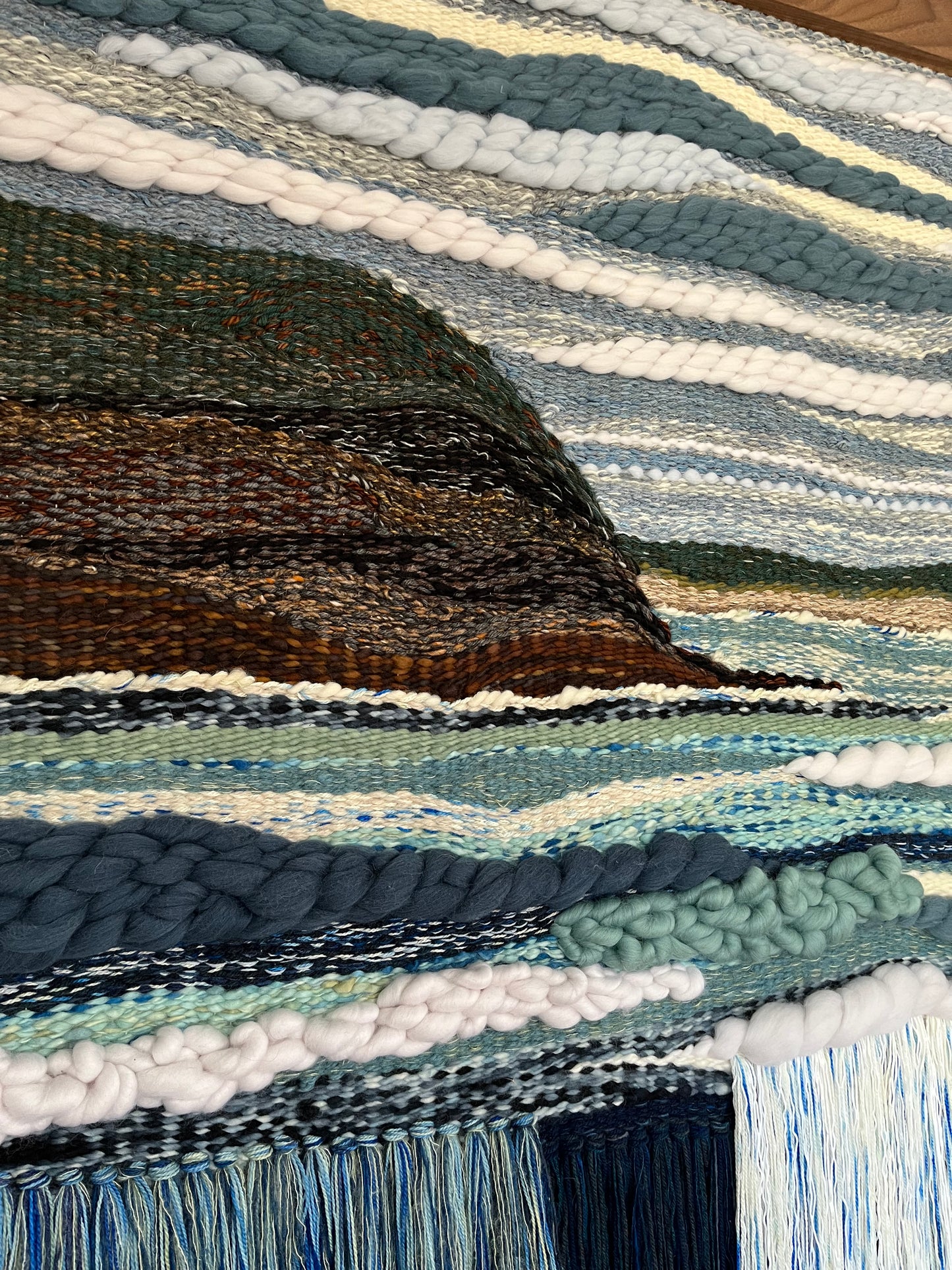 The Call To Shore - Extra Large Handwoven Tapestry
