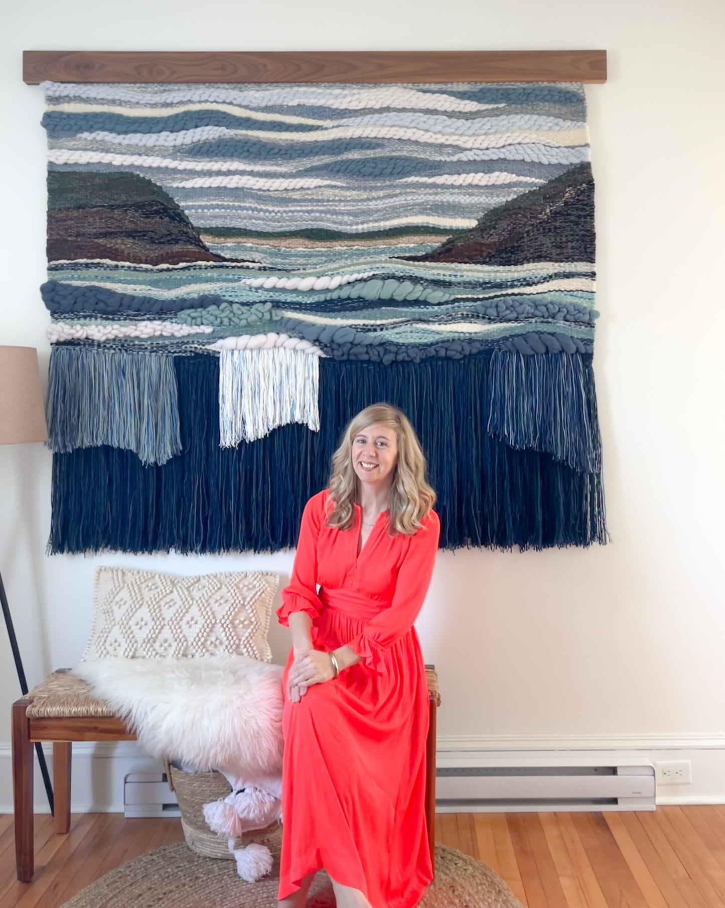 The Call To Shore - Extra Large Handwoven Tapestry