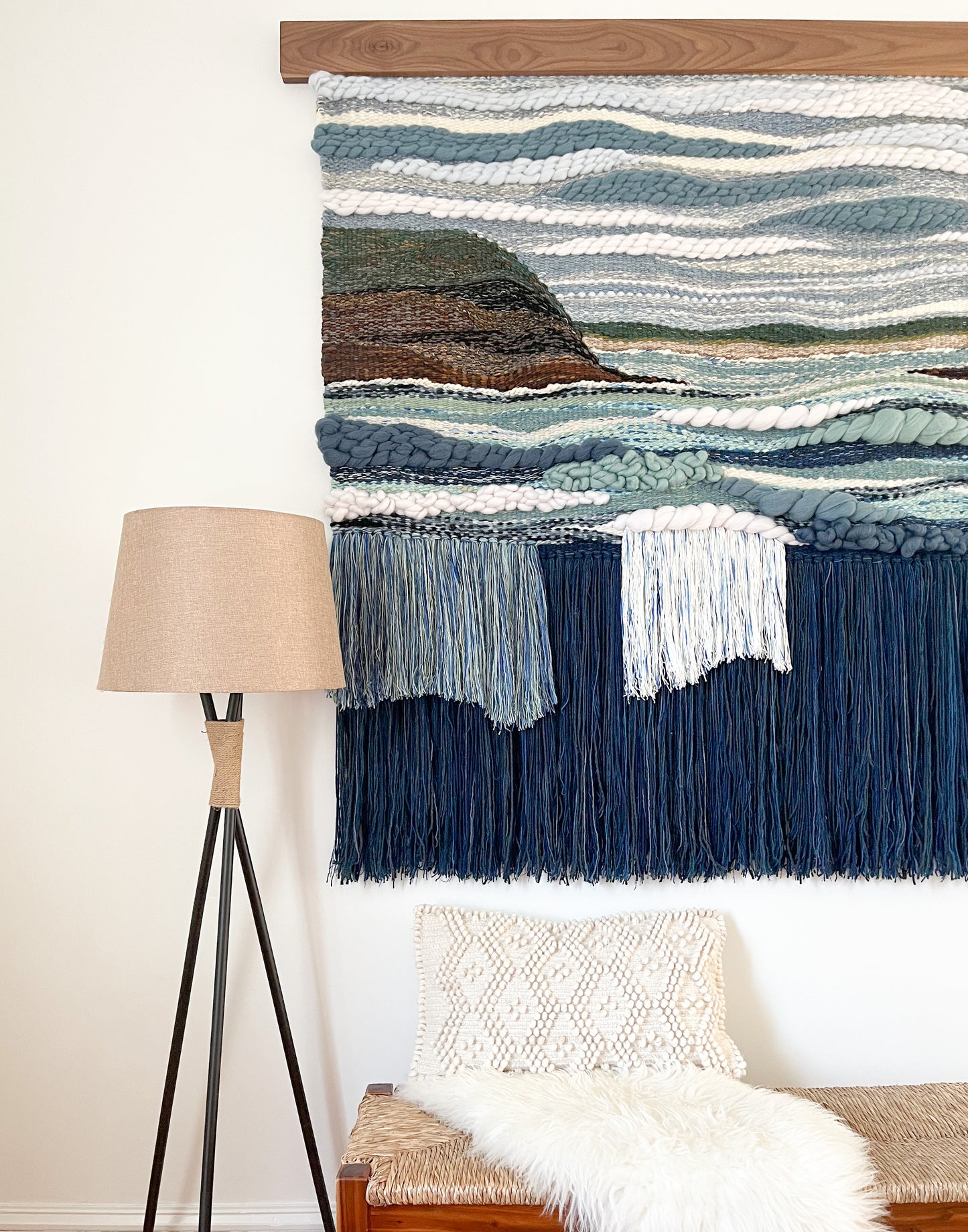 The Call To Shore - Extra Large Handwoven Tapestry