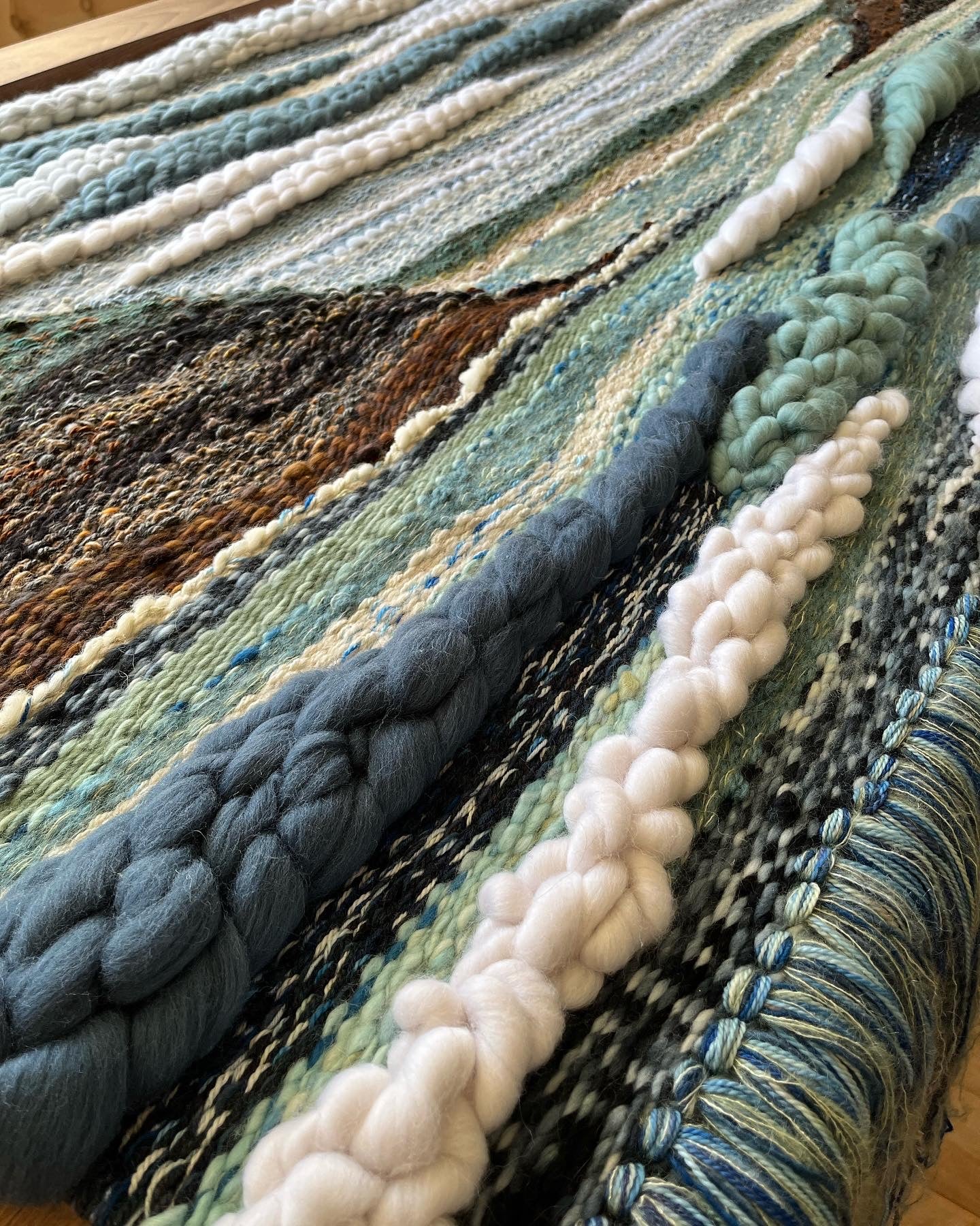 The Call To Shore - Extra Large Handwoven Tapestry