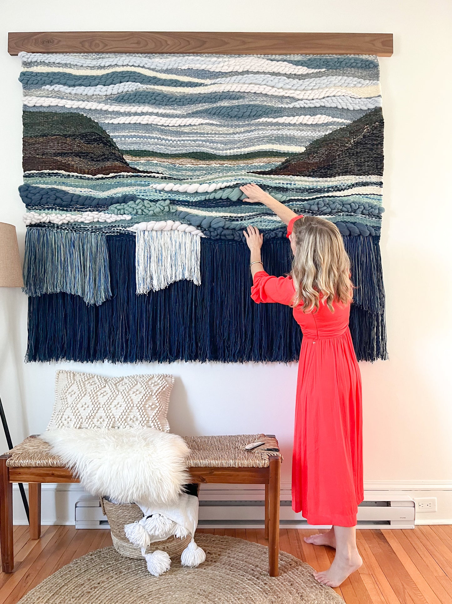 The Call To Shore - Extra Large Handwoven Tapestry
