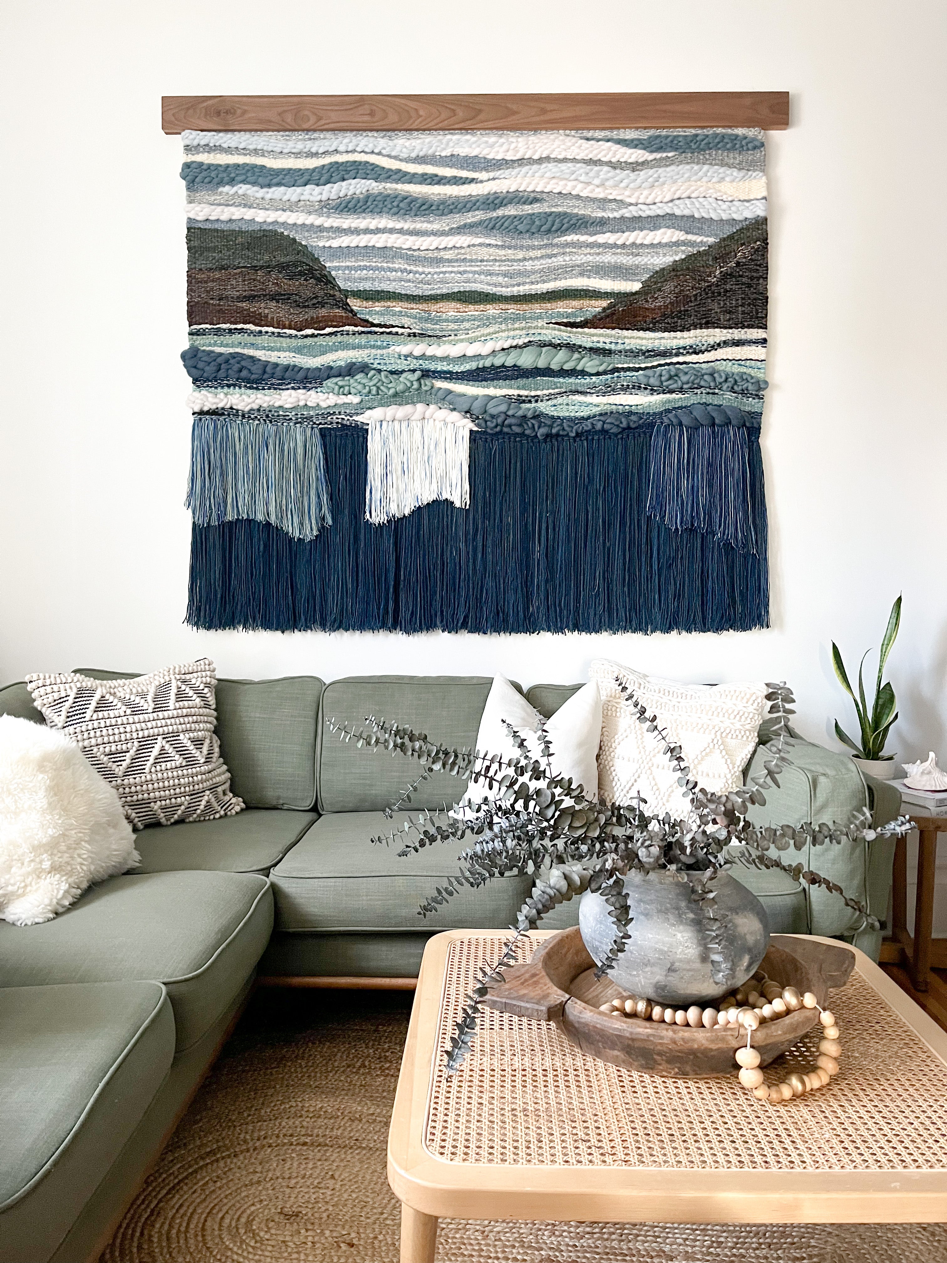 Handwoven tapestry deals